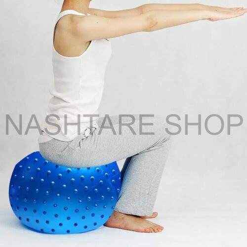 55cm Yoga Exercise Ball | كرة يوغا 55 سم - Image 3