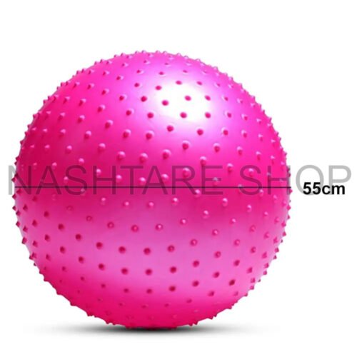 55cm Yoga Exercise Ball | كرة يوغا 55 سم - Image 2