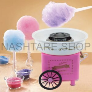 kf-S1b524f1bb21344f580724267828ad532c-Pink-Vintage-Household-Cotton-Candy-Machine-Electric-Mini-Marshmallow-Machine-Snack-Food-Equipment-for-Children-DIY Vintage Electric Cotton Candy Machine | ماكينة غزل بنات