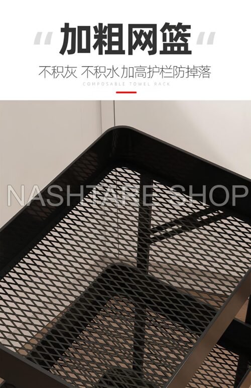 Multi-Layer Storage Trolley Rack | رف متحرك متعدد الطبقات - Image 4