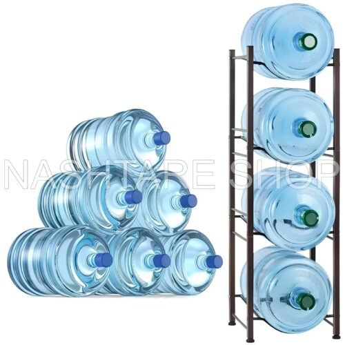 Black Water Cooler Gallon Stand (3-8 Gallons) | حامل جالون المياه