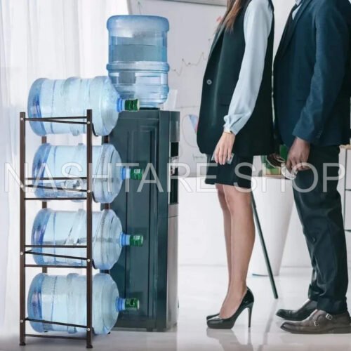 Black Water Cooler Gallon Stand (3-8 Gallons) | حامل جالون المياه - Image 4