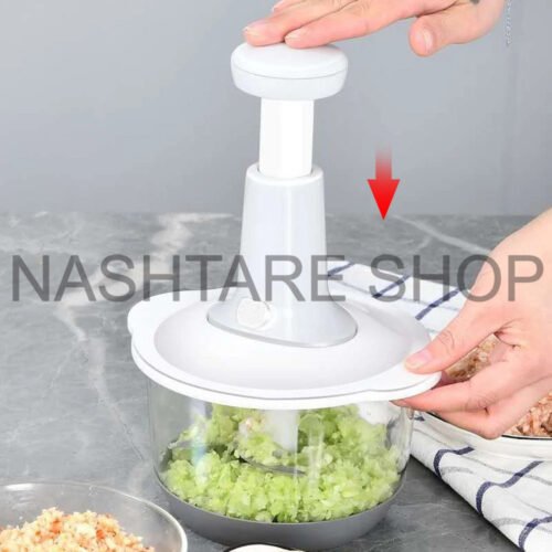 kf-S4e2dfc33cca6427098ddece8d84e34d0L-Manual-Vegetable-Mincers-Press-Type-Household-Garlic-Meat-Cutter-Grinders-Whisk-Stirre-Kitchen-Food-Chopper-Mini Manual Vegetable Mincers Press | مفرمة خضار يدوية