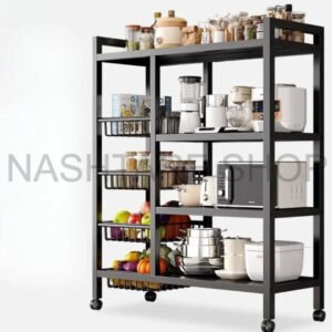 Fruit and Microwave Shelf With Basket | رف ميكروويف مع سلة للفواكه