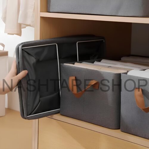 Foldable Clothes Storage Box | صناديق تخزين الملابس القابلة للطي - Image 2
