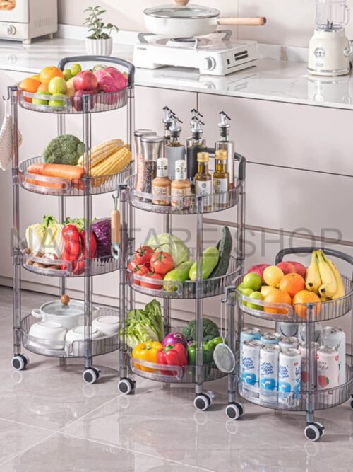IMG_3502 Round Multi-Layer Plastic Shelf | رف بلاستيكي دائري متعدد الطبقات