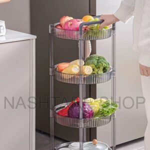 IMG_3503 Round Multi-Layer Plastic Shelf | رف بلاستيكي دائري متعدد الطبقات