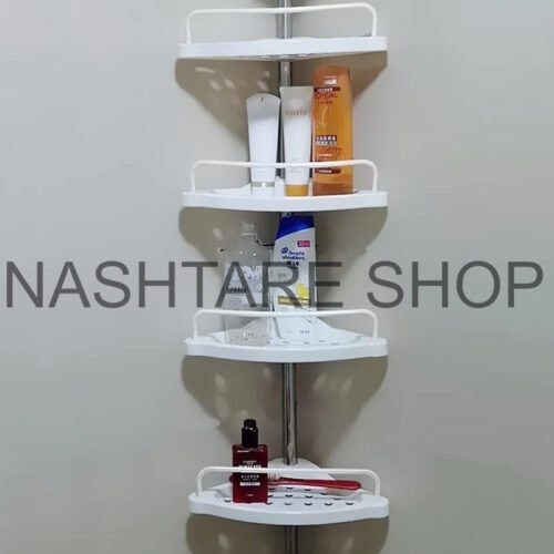 Shower Corner Storage Shelf For Bathroom -4-Layer | 4 رف دش طبقات - Image 4