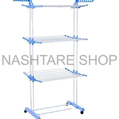 Stainless steel three-layer folding drying racks "منشر مقاوم للصدأ  - ثلاث طبقات"