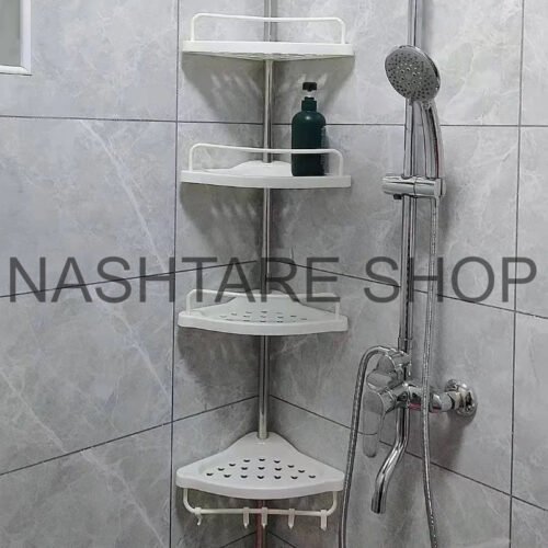 Shower Corner Storage Shelf For Bathroom -4-Layer | 4 رف دش طبقات - Image 3