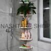 Shower Corner Storage Shelf For Bathroom -4-Layer | 4 رف دش طبقات