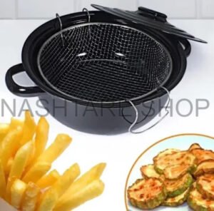 1111 Essan Fireproof Non-Stick Fryer pot | مقلى غير لاصق