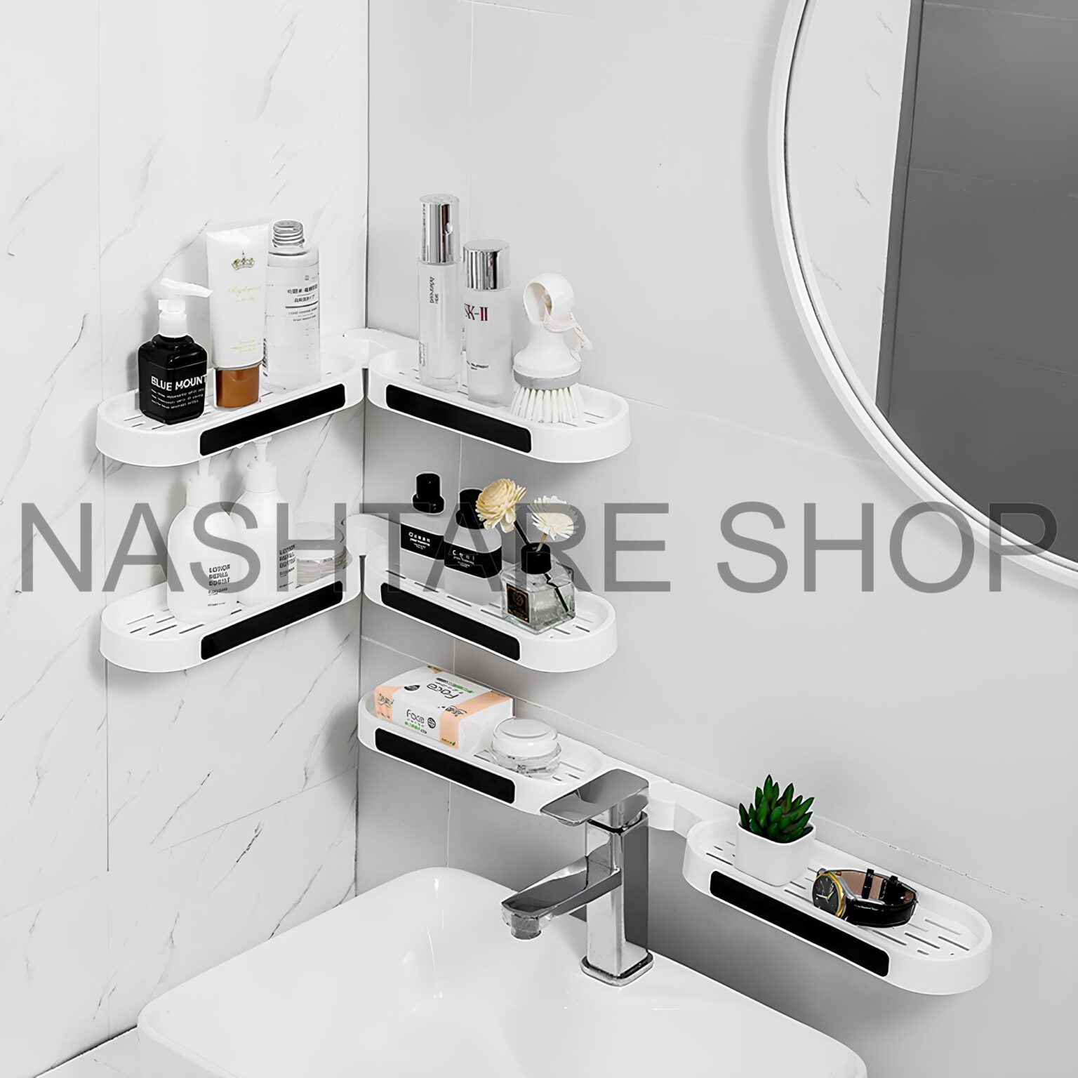 Bathroom & Corner Shower Shelves | Nashtare Shop