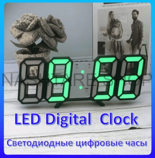 kf-S05ada588c2c946898d3567243ca4ac9aL-3D-Large-LED-Digital-Wall-Clock-Date-Time-Electronic-Display-Table-Alarm-Clock-Wall-Home-Decor-768x786 3D LED Digital Wall Clock | ساعة حائط رقمية
