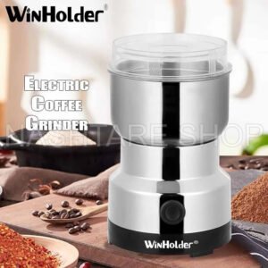 Stainless Steel 220V Electric Coffee Bean Grinder - مطحنة البن