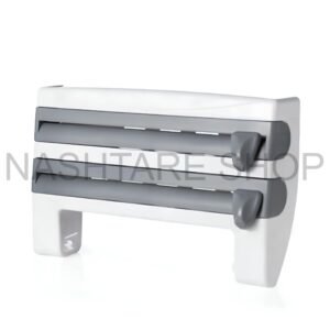 Plastic Wrap and Towel Holder | حامل مناشف ولفائف بلاستيكية