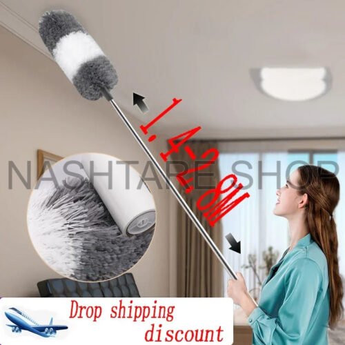 kf-Se2c95753cddd467b97ee059066c5ccacG-Duster-Brush-Microfiber-Duster-Extendable-Gap-Dust-Tools-Retractable-Car-Furniture-Gap-Cleaning-Brush-Household-Cleaning Telescopic Microfiber Duster "فرشاة الغبار من الألياف الدقيقة "