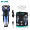 VGR-306 Waterproof Beard Shaver & Trimmer | ماكينة حلاقة وتشذيب اللحية مقاومة للماء ولاسلكية