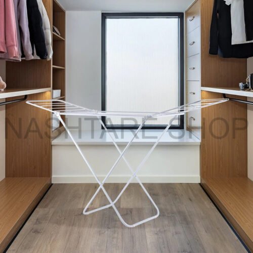 Iron Folding Clothes Drying Rack | منشر غسيل حديدي قابل للطي