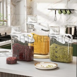 Grain Storage Box with Handle | صندوق تخزين الحبوب بمقبض