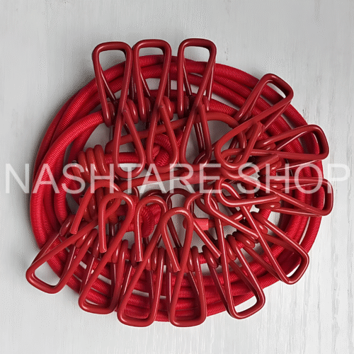 Retractable Clothesline with Clips | حبل غسيل قابل للسحب بمشابك - Image 2