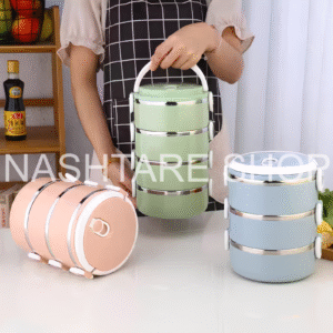 tb_image_share_1746980647354.jpg Stainless Steel Stackable Lunch Box | علبة غداء ستانلس ستيل متعددة الطبقات