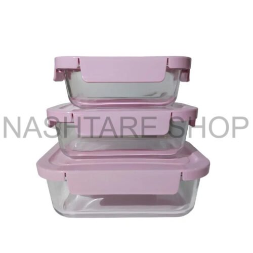 Airtight Glass Food Storage Set | علب زجاجية لحفظ الطعام
