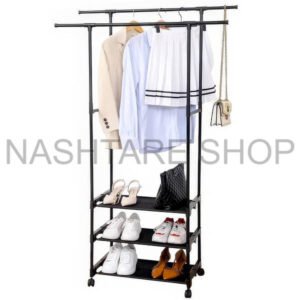 6243357517_w600_h600_6243357517-1 Metal Clothing Hanger with Fabric Shelf | علاقة ملابس حديد مع رف قماش
