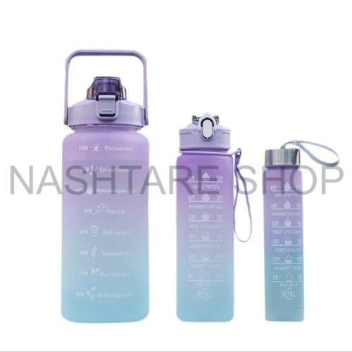 3-Piece Hydration Bottle Set | طقم زجاجات ماء 3 قطع - Image 4