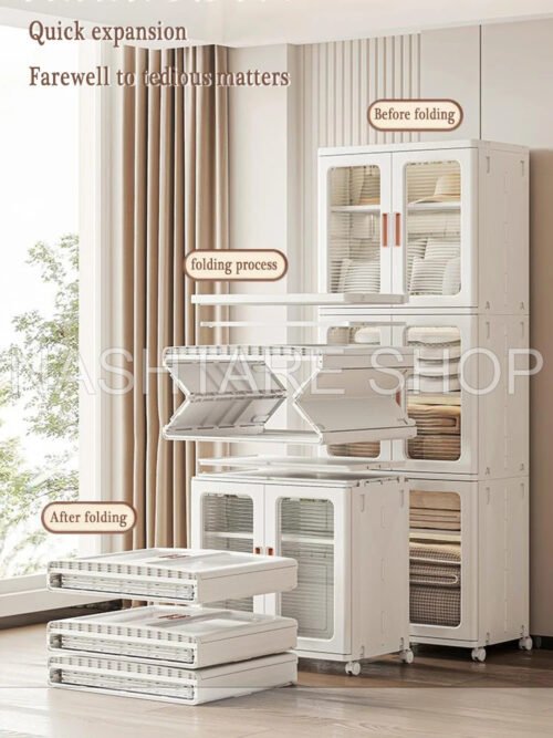 Kitchen Storage Cabinet | خزانة مطبخ قابلة للطي - Image 4