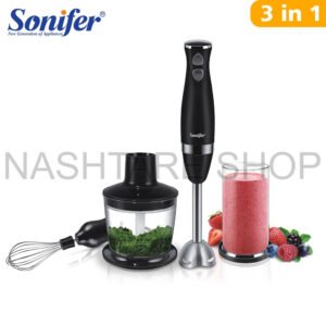kf-S2db7cda9190b439a97e62cbaaf3ec39ey 3-in-1 Stainless Steel Hand Blender | خلاط يدوي ستانلس ستيل 3 في 1