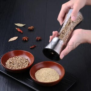 Glass Salt & Pepper Grinder |  مطحنة ملح وفلفل زجاجية