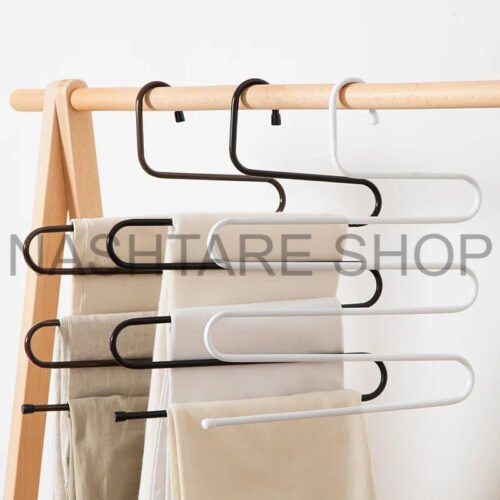 Space Saving Pants Hanger Set | علاقة ملابس متعددة الطبقات