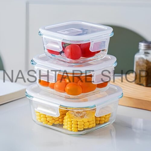 1747334622692 Kitchen Glass Food Containers | علب زجاجية للمطبخ