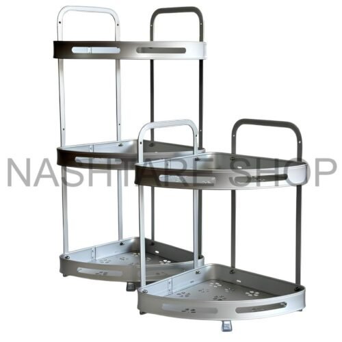 Gebe Aluminium Corner Rack | رف الزاوية ألمنيوم