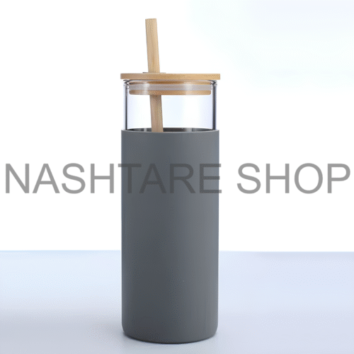 Insulated Glass Cup | كوب زجاجي بغطاء خشبي