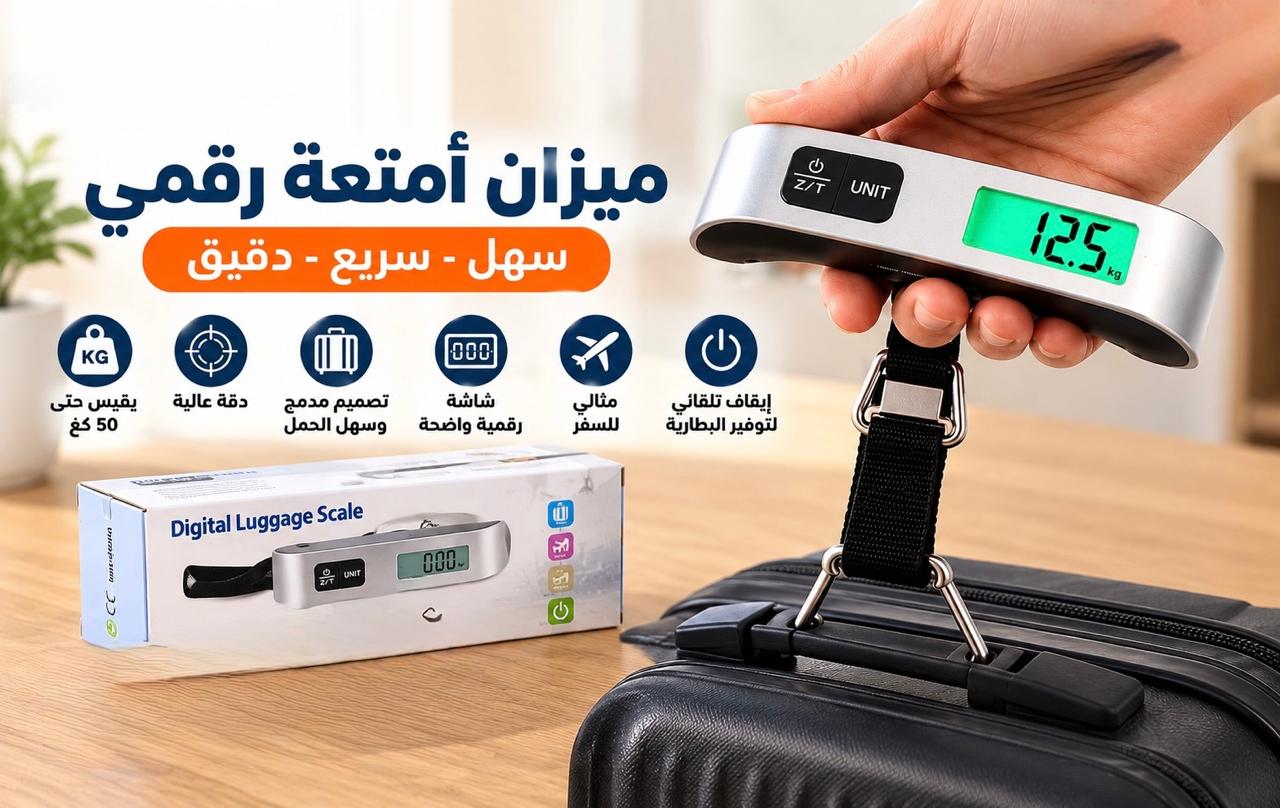 Digital Luggage Scale | ميزان رقمي للأمتعة