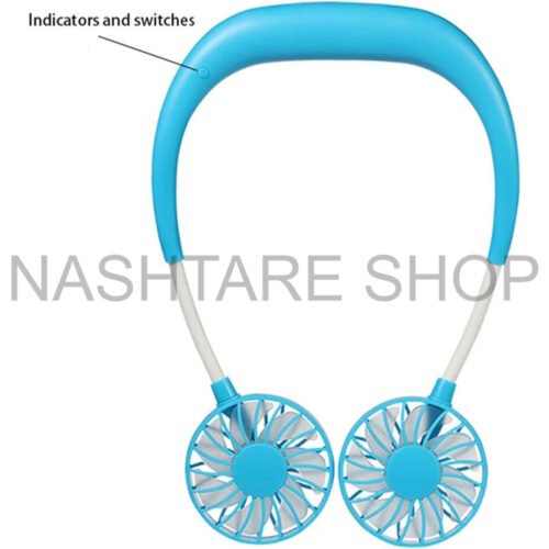 Neckband Fan With USB | مروحة حول الرقبة - Image 2