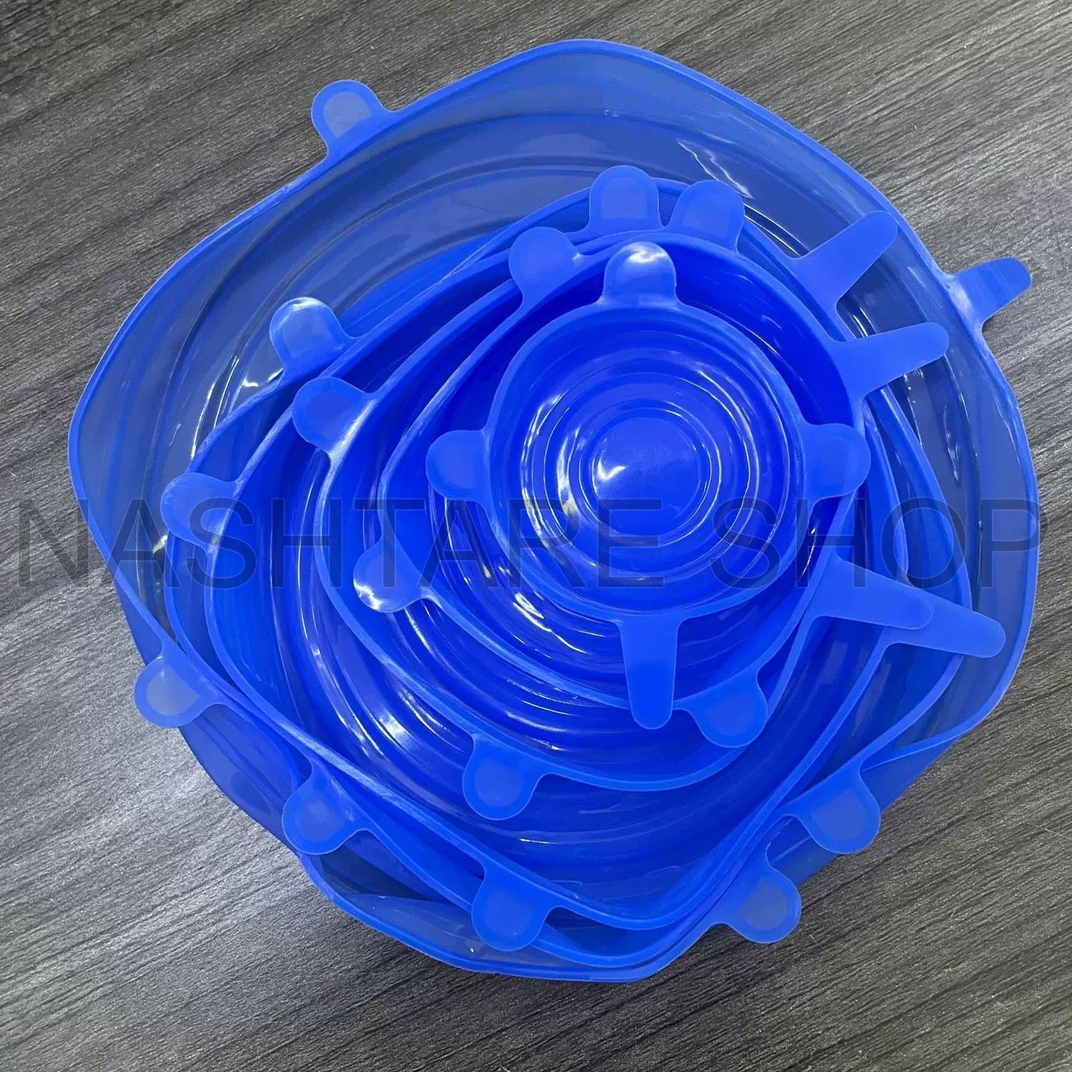 18-Piece Silicone Colorful Stretch Lids | ١٨ أغطية سيليكون مرنة ملونة قطعة - Image 4