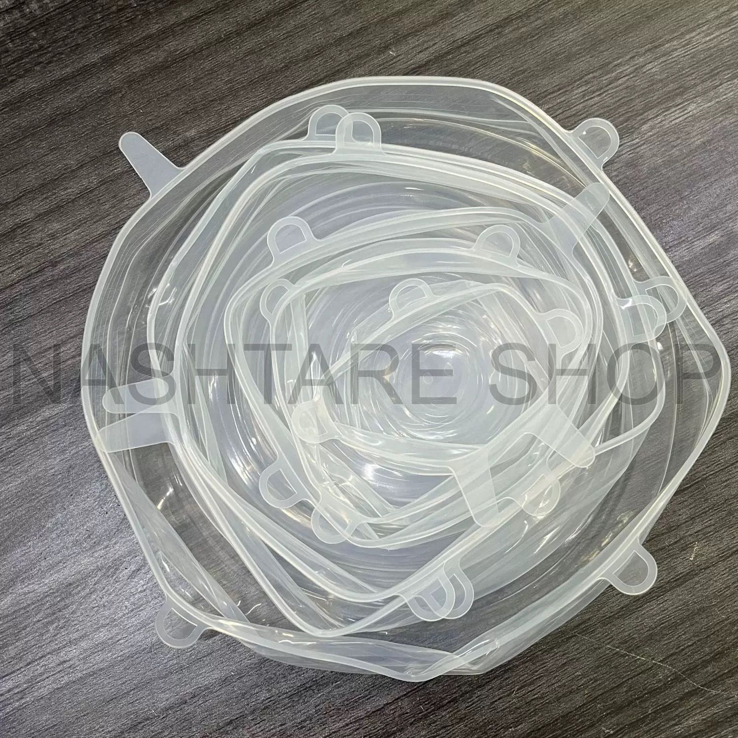 18-Piece Silicone Colorful Stretch Lids | ١٨ أغطية سيليكون مرنة ملونة قطعة - Image 3