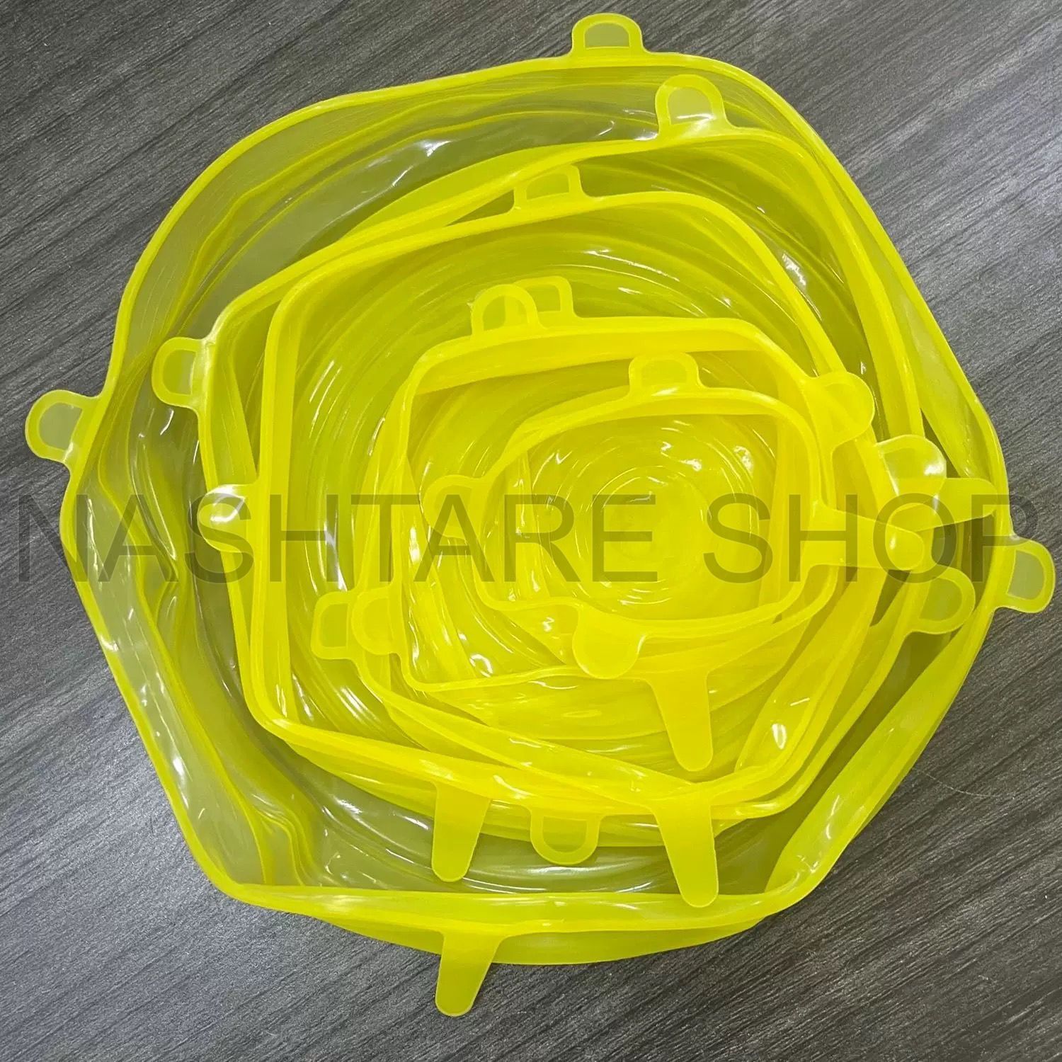 18-Piece Silicone Colorful Stretch Lids | ١٨ أغطية سيليكون مرنة ملونة قطعة - Image 2