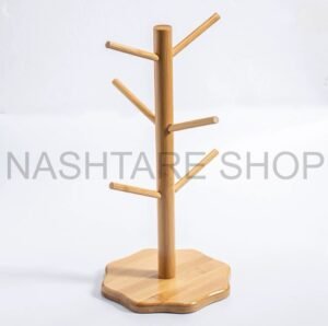 WhatsApp Image 2025-07-10 at 21.09.55_14e60b39 Wooden Mug Holder – 6 Cups | حامل أكواب خشبي لـ 6 فناجين