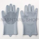 Multi-Color Silicone Dishwashing Gloves | قفازات سيليكون لغسل الصحون متعددة الألوان