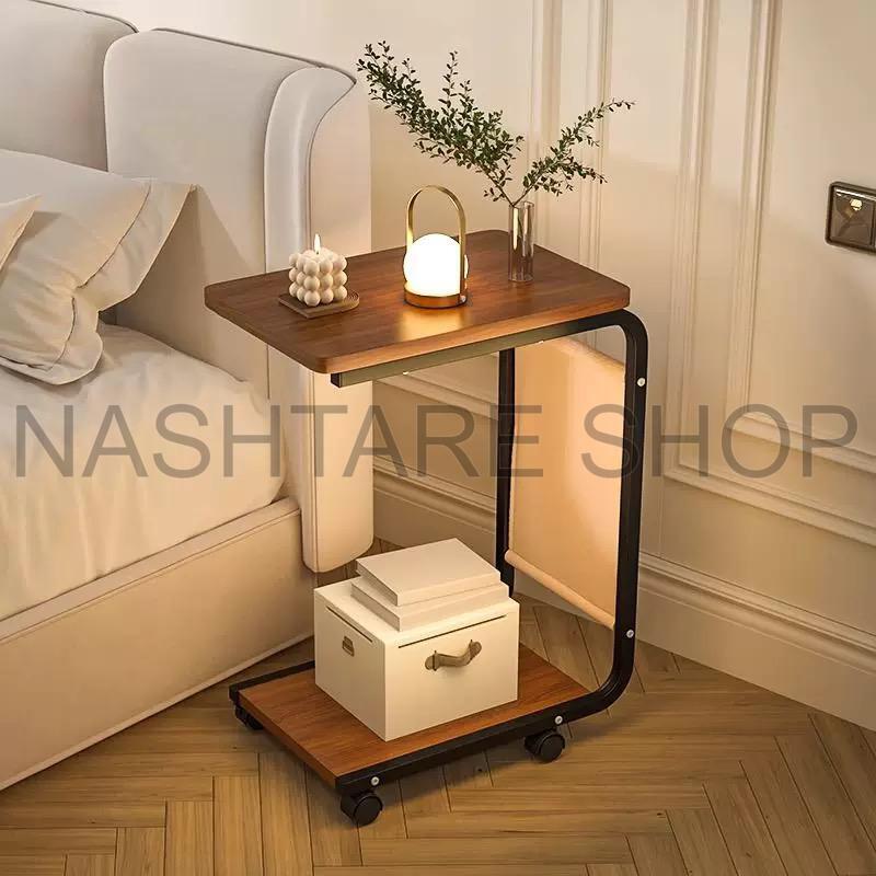 Multi-Shape Wooden and Metal Table | طاولة متعددة الأشكال من الخشب والمعدن