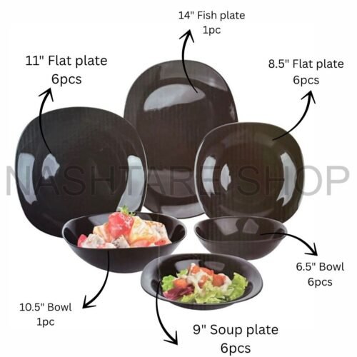 GEBE 26pcs Dinner Set | طقم أواني طعام مكون من 26 قطعة