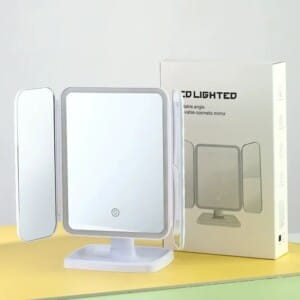 LED Makeup Mirror Box | علبة تخزين بمرايا مكبرة LED