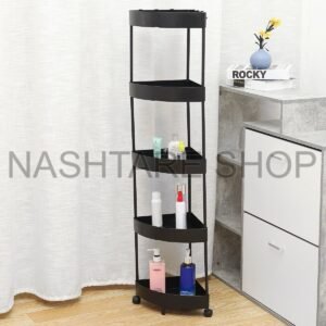 img_8296 Corner Plastic 5-Layer Shelf | رف بلاستيكي زاوية بـ 5 طبقات