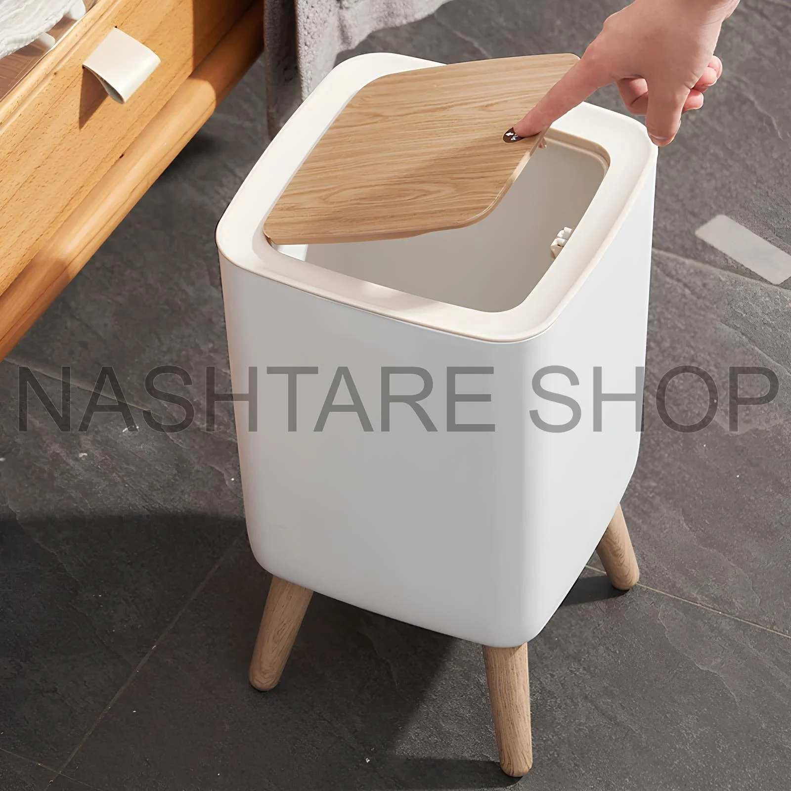 Elegant Trash Bin | سلة قمامة أنيقة - Image 4