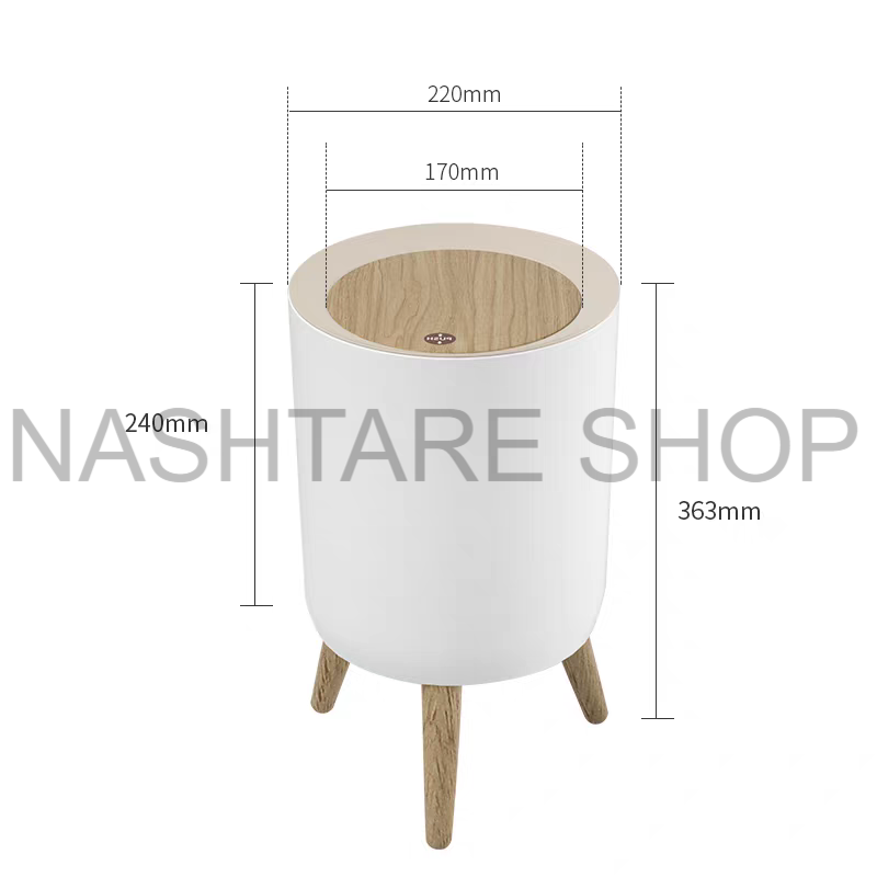 Elegant Trash Bin | سلة قمامة أنيقة - Image 3