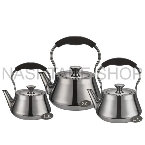 GEBE Set Stainless Steel Kettle | غلاية ستانلس ستيل من جيبي